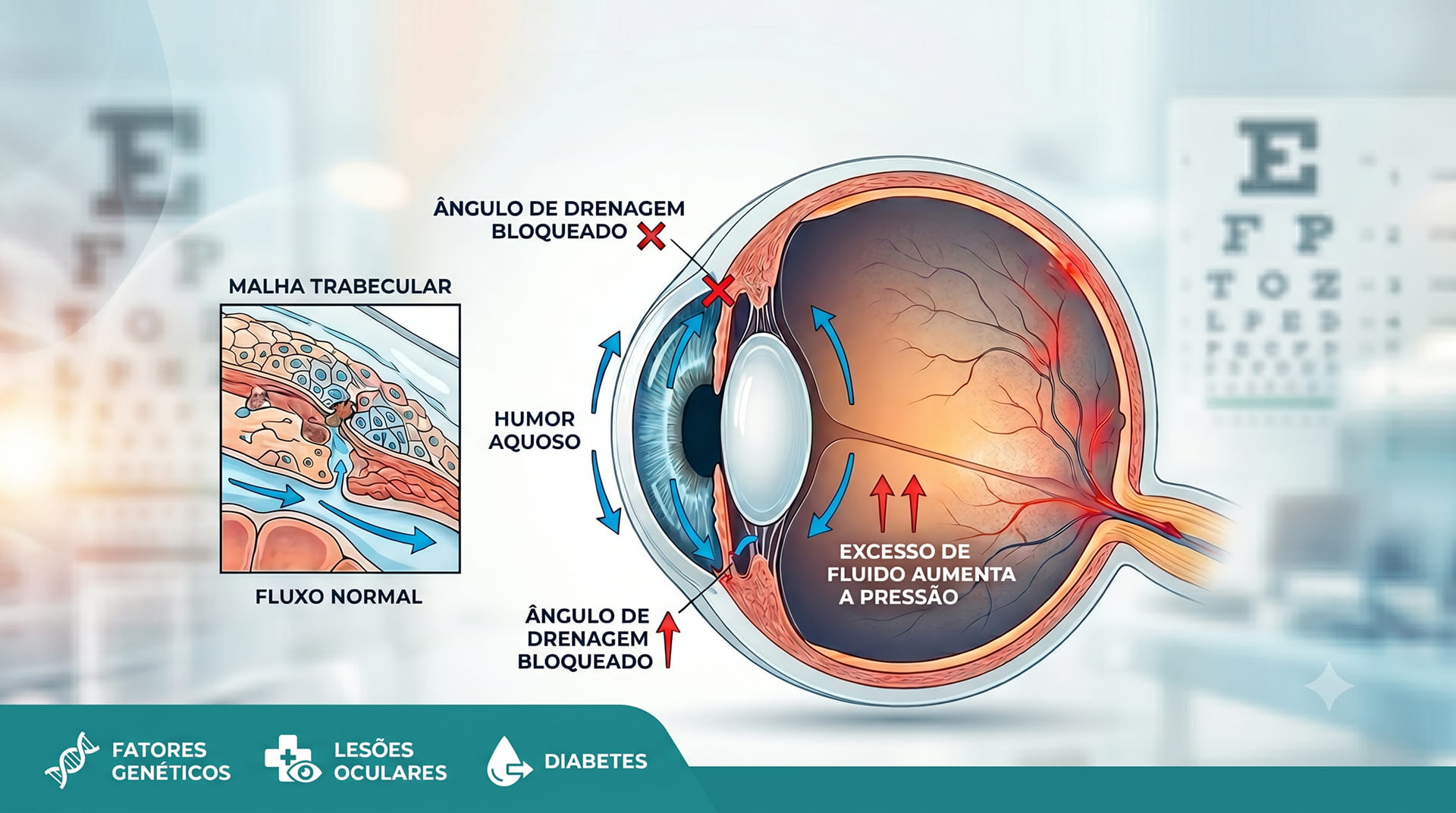 causas do glaucoma